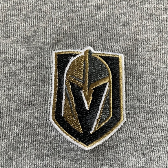Las Vegas Golden Knights Station Casinos Sweatshirt 1/4 Button Snap Adult Large - Picture 3 of 12